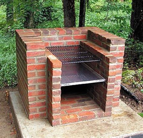 concrete block grill plans|outdoor brick grills build yourself.